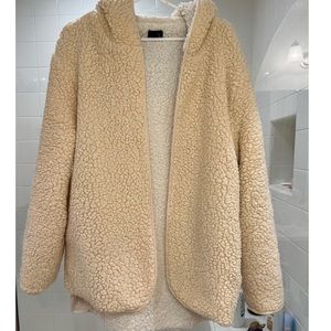 Urban Outfitters Sherpa Oversized Hooded Jacket